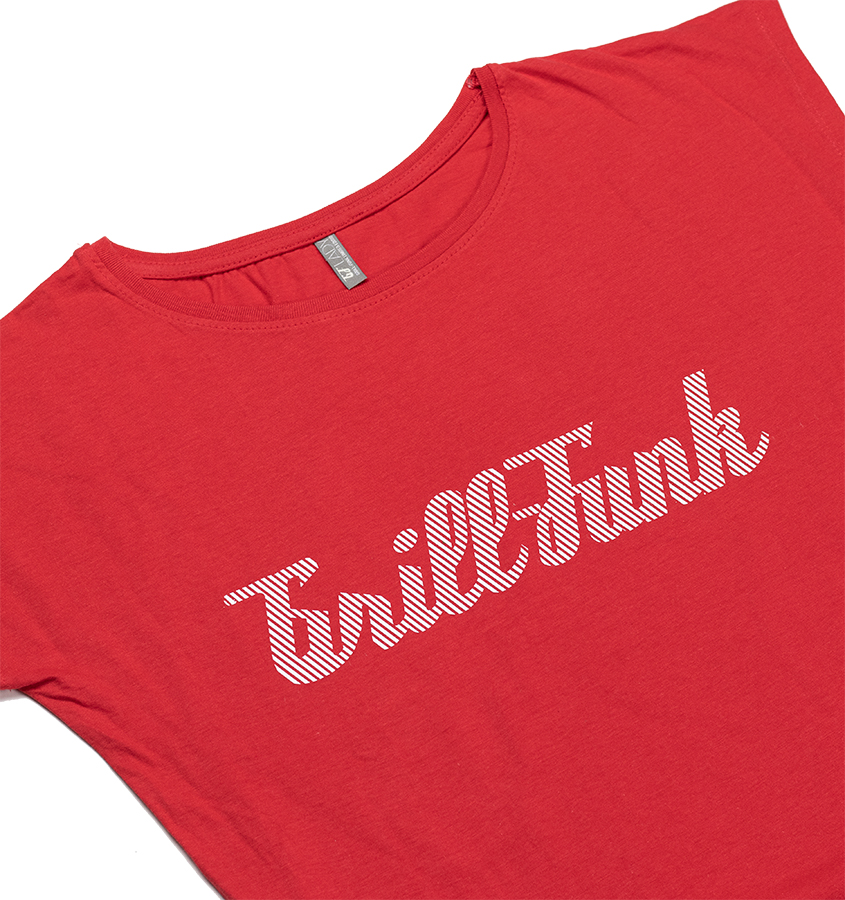 Koszulka damska Grill-Funk Classic - czerwona