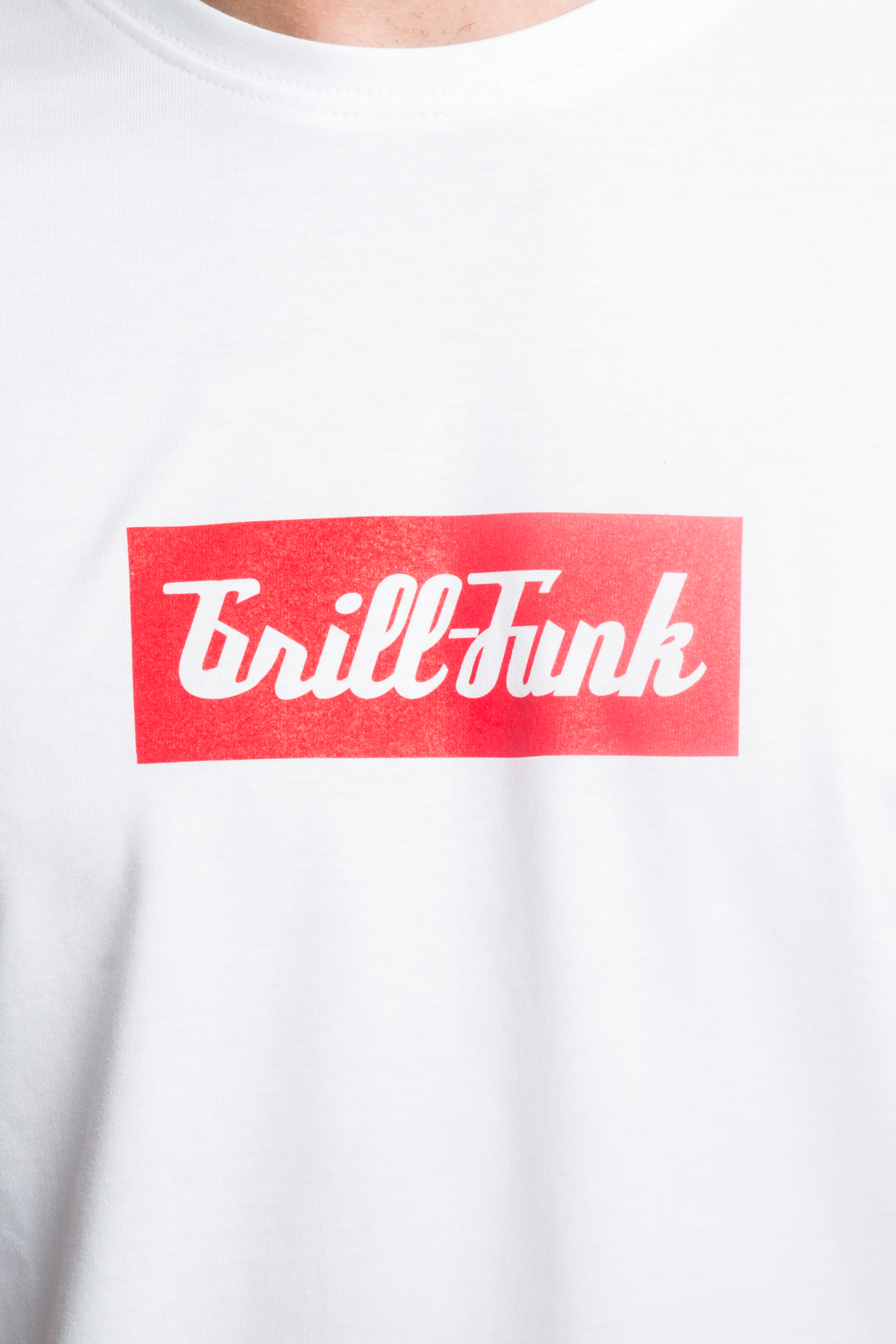 Koszulka męska Grill-Funk Classic Rectangle - biała