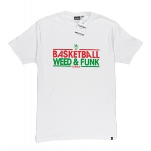 Koszulka męska Grill-Funk Basketball Weed & Funk - biała