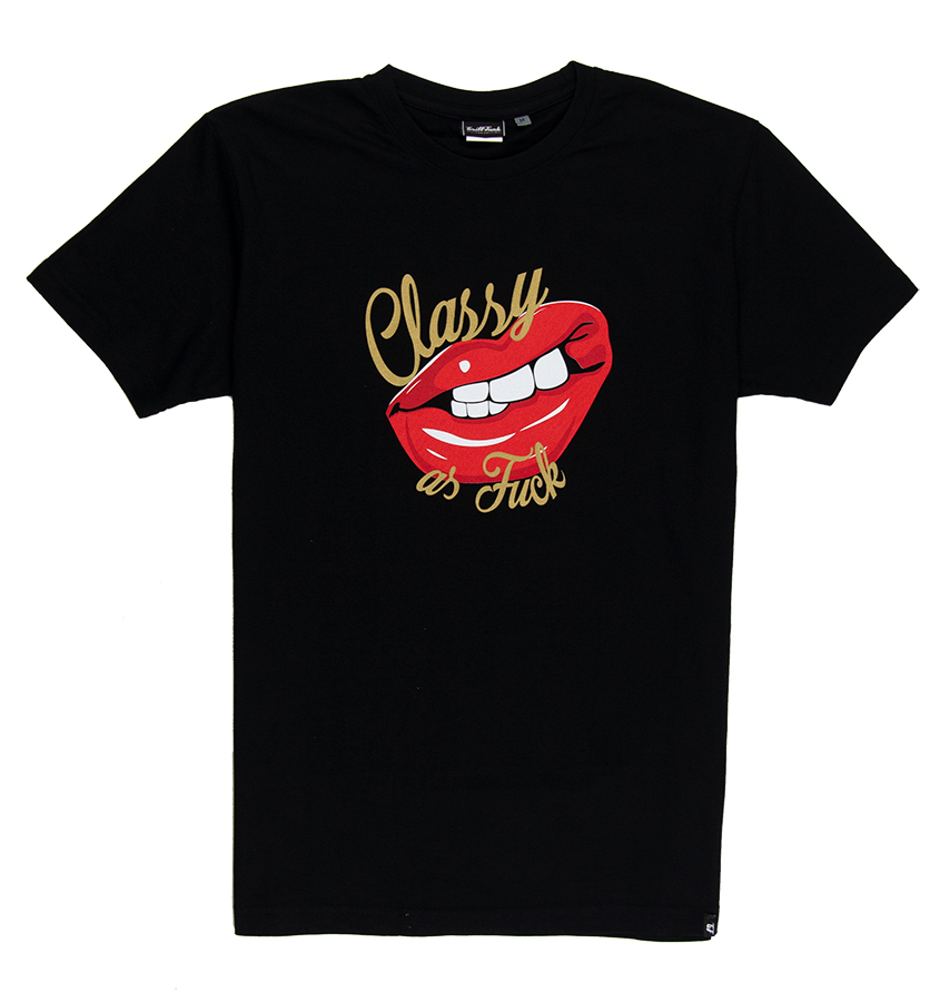 Koszulka męska Grill-Funk Classy As Fuck - czarna