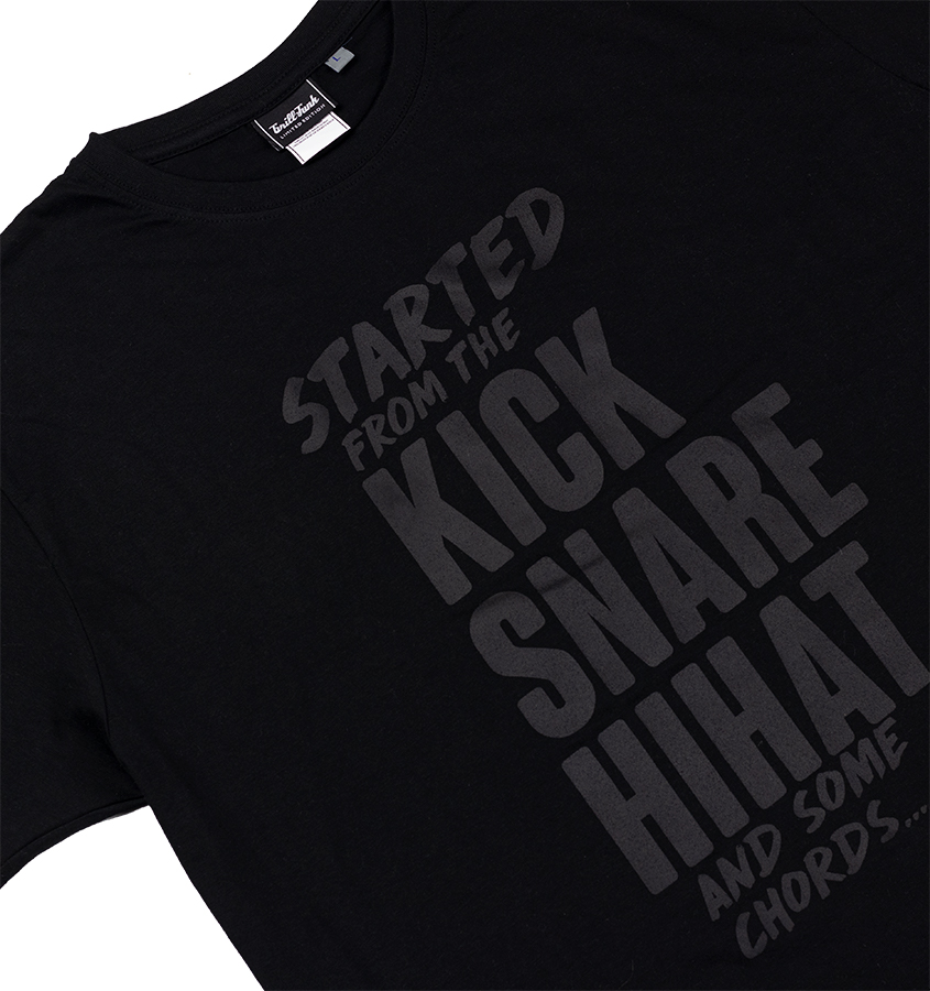 Koszulka męska Grill-Funk Kick Snare Hihat - czarna