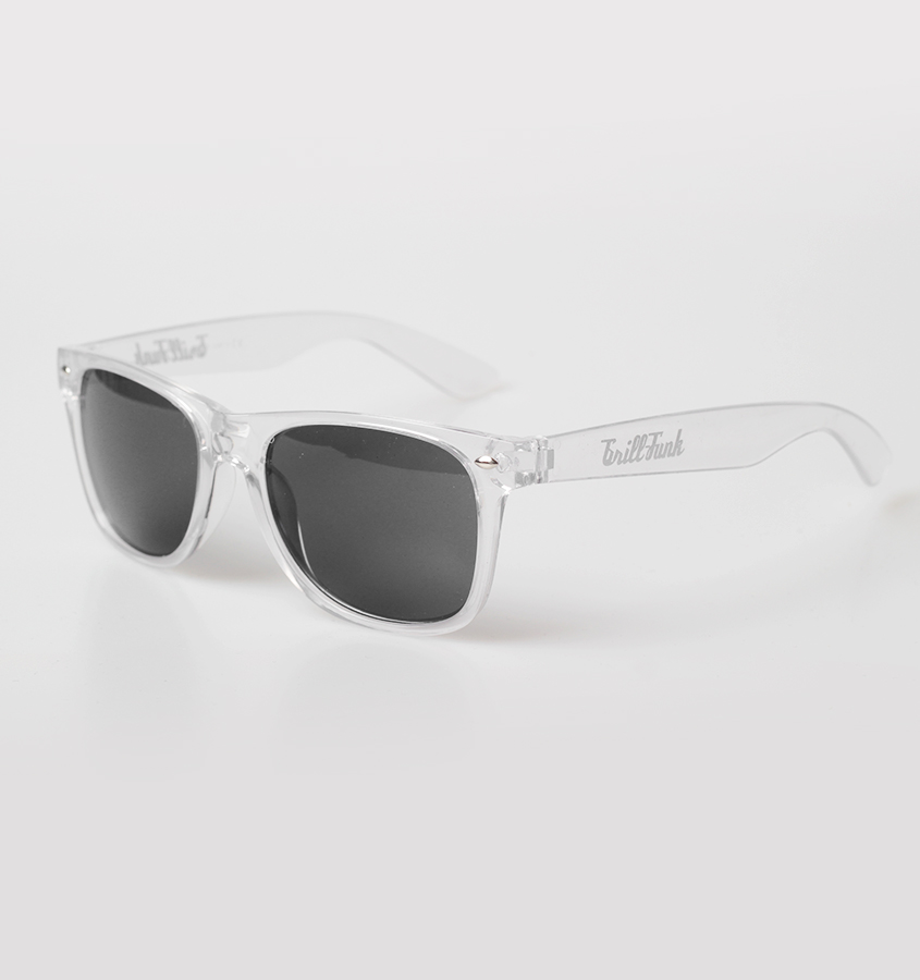 Okulary Grill-Funk Classic Transparent White