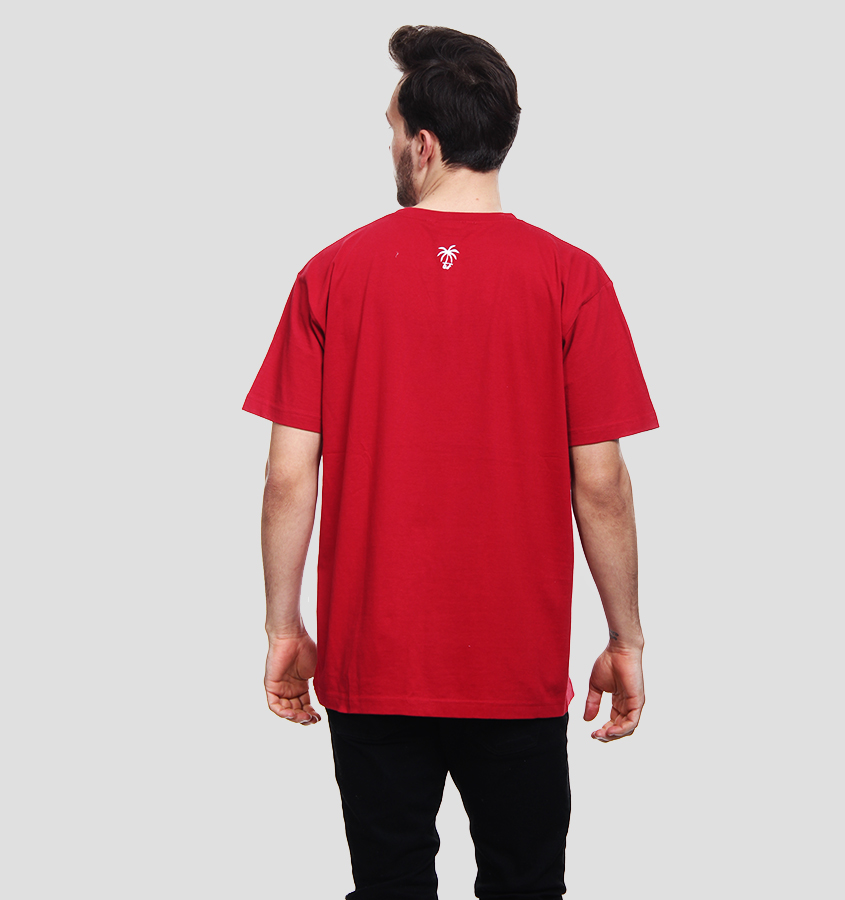 T-shirt męski Grill-Funk Classic - czerwony